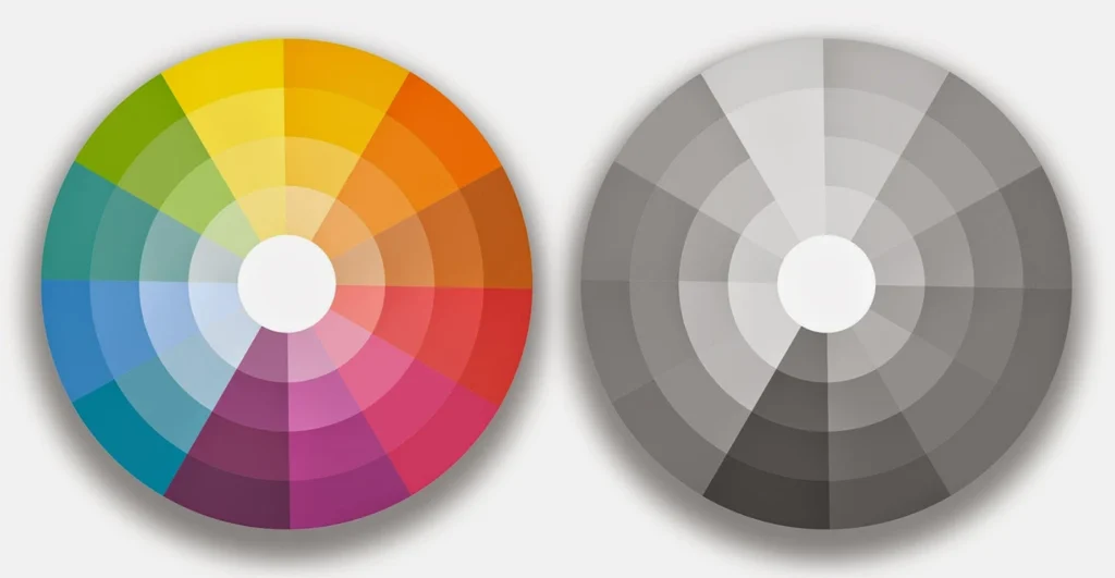 Les couleurs chromatiques et non