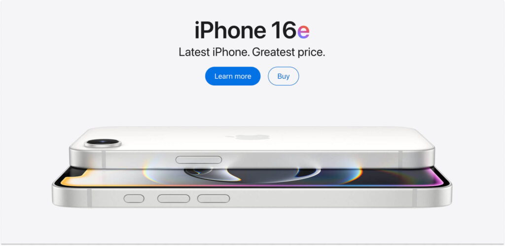 exemple du site apple