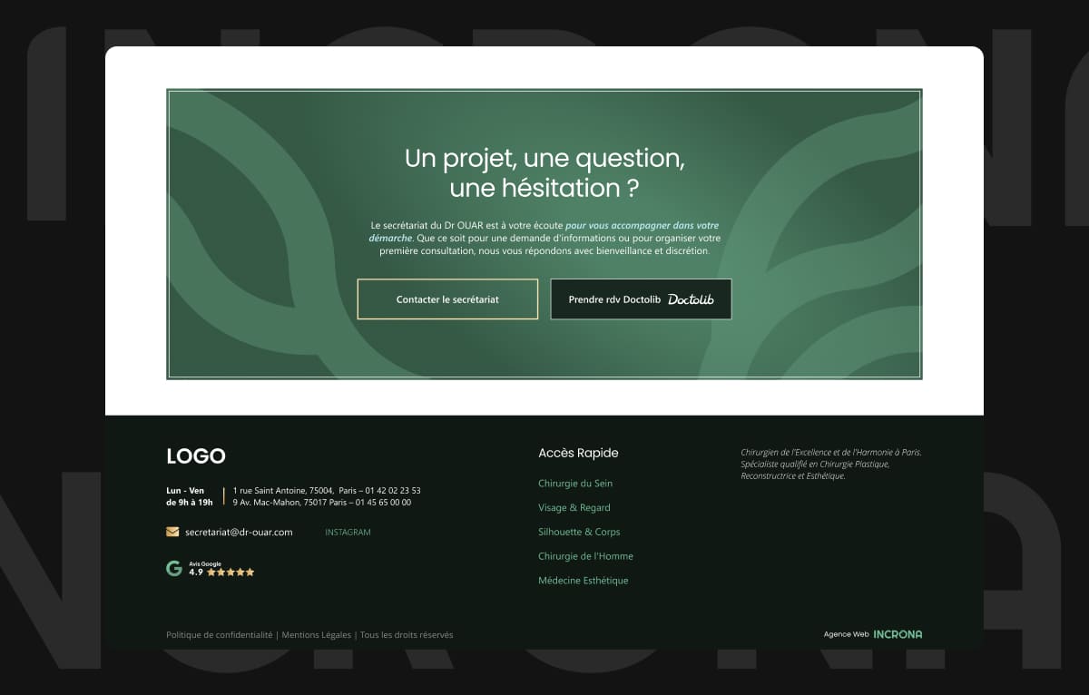 Portfolio Dr. Neil OUAR Slide 3