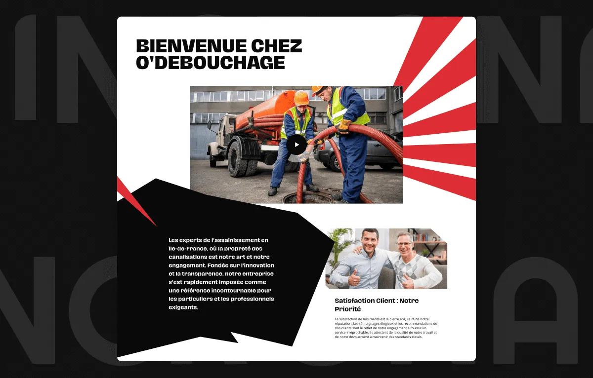 Portfolio O'Debouchage Slide 3