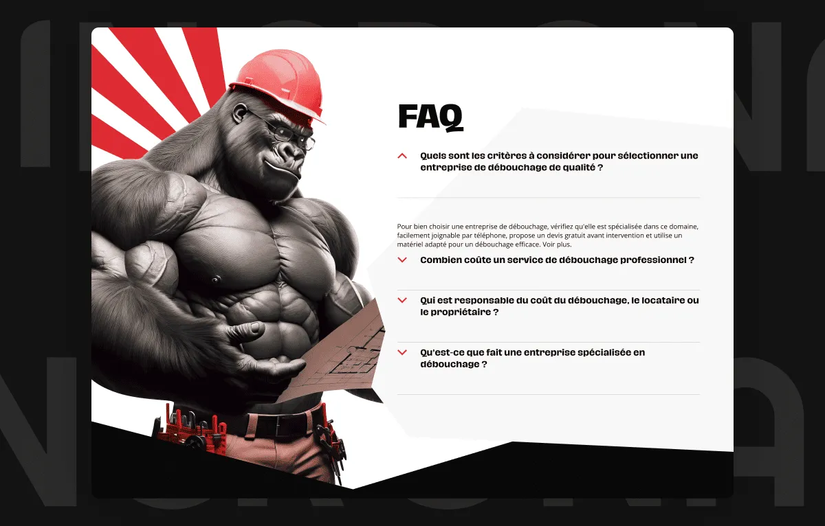 Portfolio O'Debouchage Slide 5